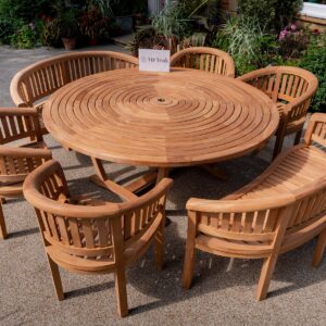 The Aspley Eight seat Teak Garden Furniture Set